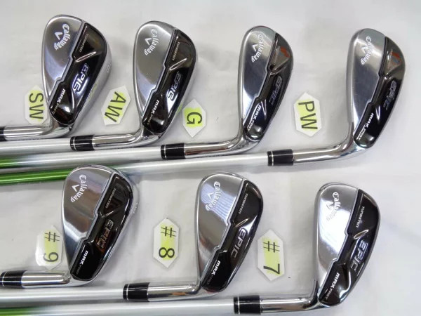 Callaway EPIC MAX FAST Iron Set 7-9 Pw Aw Sw Gw 7pc Flex Sen